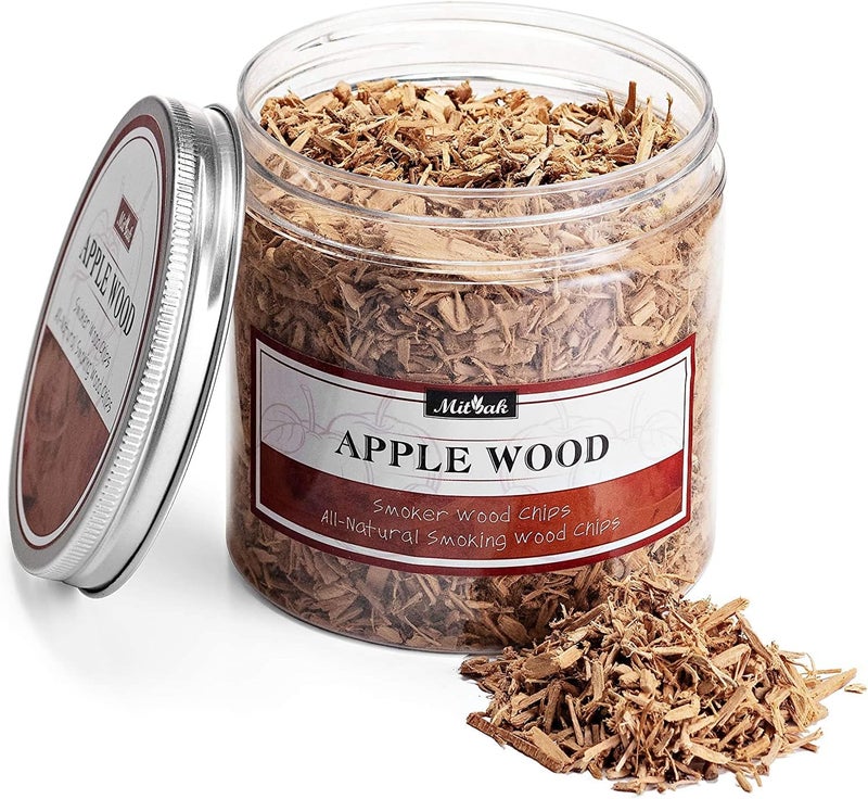 MITBAK Premium Wood Chips for Smoking Gun (Set of 4 - Apple, Cherry, Pecan, Pear) 4 OZ Each Extra Fine Wood Smoking Chips for Handheld Cocktail Smoker - Image 3